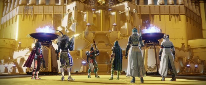 Destiny 2 raid opening.