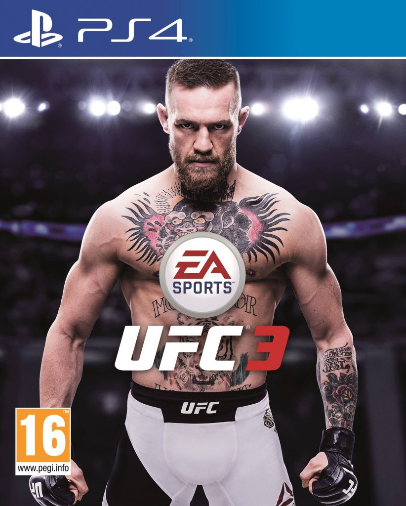 UFC 3 cover featuring Conor McGregor