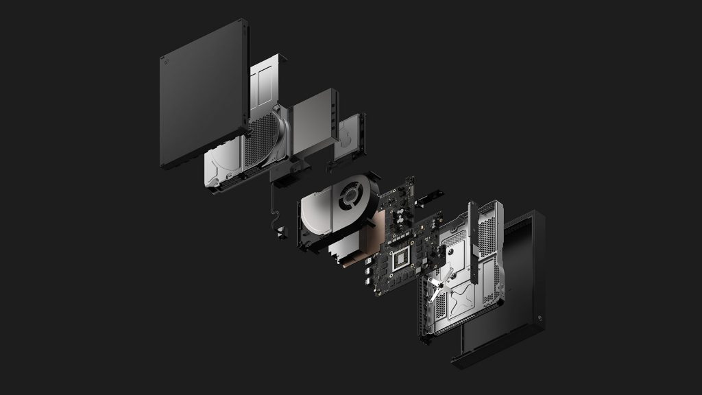 Xbox One X Exploded View
