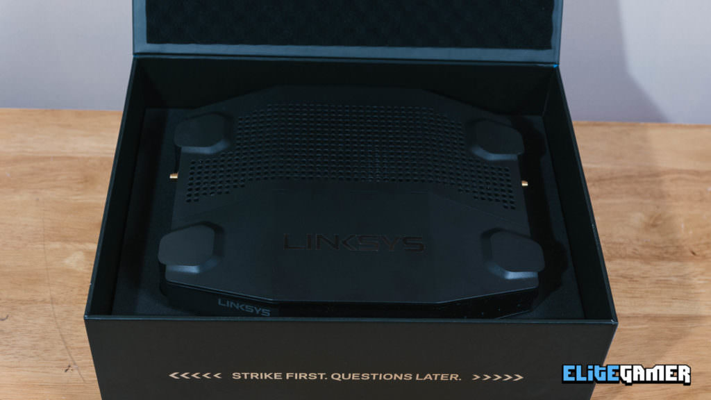 The Linksys WRT32X Neatly Packed