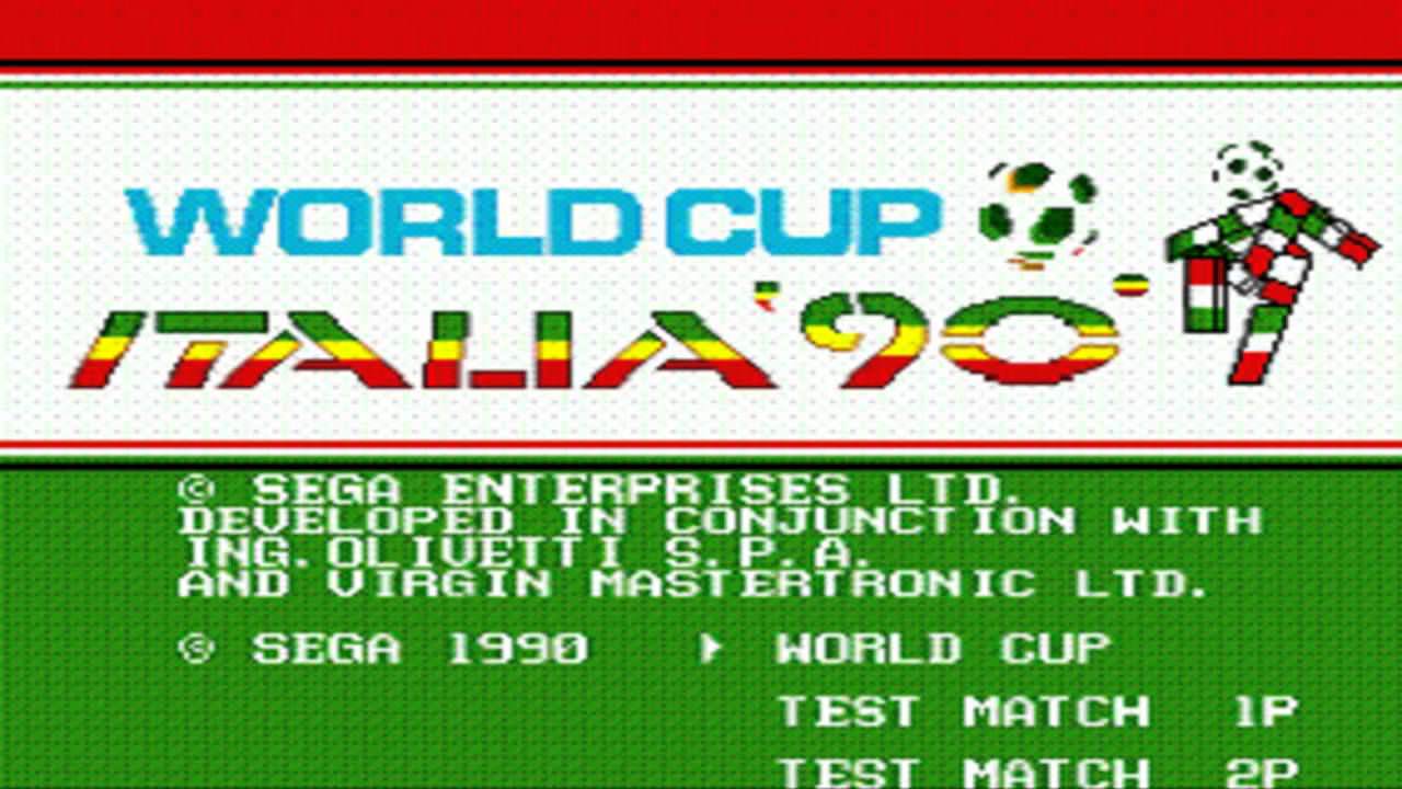 World Cup Soccer - Sega Mega Drive